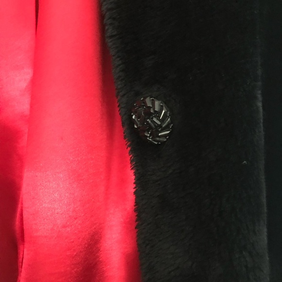 Teddy plush faux fur coat - Picture 2 of 2